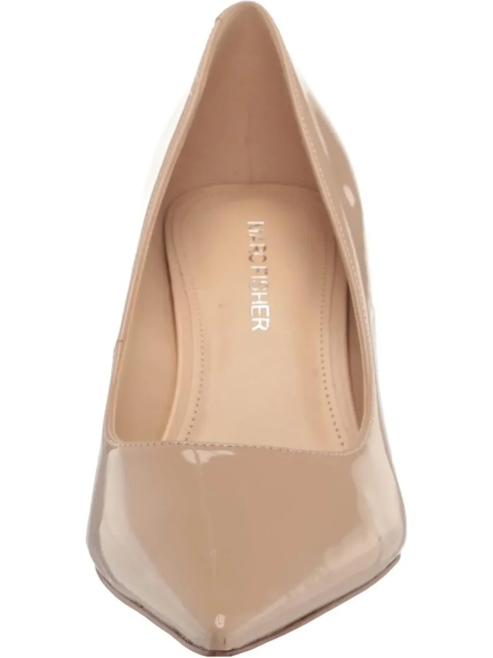 Womens Lite Latte Modern Pointed Toe Alola Dress Casual Pumps Pull On Heel Shoes